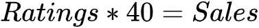 Steam Game Ratings To Sales Formula